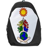 Elemental Sun Goddess   Backpack Bag Front