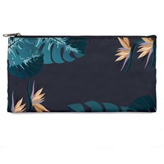 Flower Illustrations Leaves Pencil Case