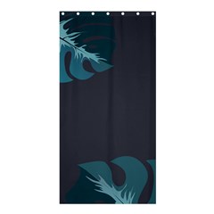 Flower Illustrations Leaves Shower Curtain 36  X 72  (stall)  by HermanTelo