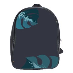 Flower Illustrations Leaves School Bag (xl)