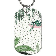 Plants Flowers Nature Blossom Dog Tag (one Side) by Mariart