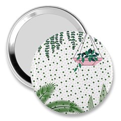 Plants Flowers Nature Blossom 3  Handbag Mirrors by Mariart