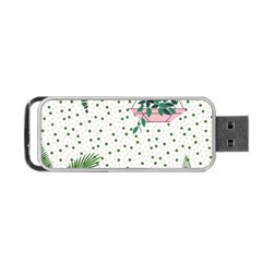 Plants Flowers Nature Blossom Portable Usb Flash (two Sides) by Mariart