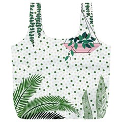 Plants Flowers Nature Blossom Full Print Recycle Bag (xxl)