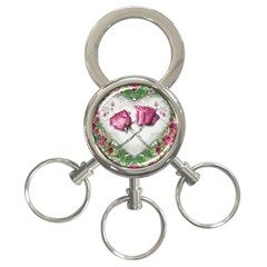 Love Ornament Design 3-ring Key Chain by dflcprintsclothing