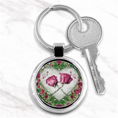 Love Ornament Design Key Chain (round) by dflcprintsclothing