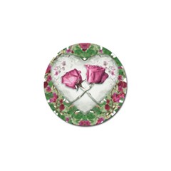 Love Ornament Design Golf Ball Marker by dflcprintsclothing