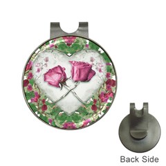 Love Ornament Design Hat Clips With Golf Markers by dflcprintsclothing