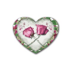 Love Ornament Design Heart Coaster (4 Pack) 