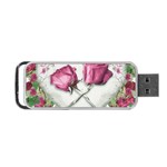 Love Ornament Design Portable USB Flash (One Side) Front