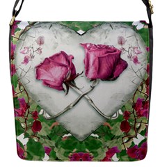 Love Ornament Design Flap Closure Messenger Bag (s) by dflcprintsclothing