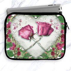 Love Ornament Design Apple Ipad 2/3/4 Zipper Cases by dflcprintsclothing