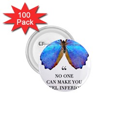 Inferior Quote Butterfly 1 75  Buttons (100 Pack) 