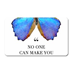 Inferior Quote Butterfly Magnet (rectangular) by SheGetsCreative