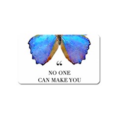 Inferior Quote Butterfly Magnet (name Card) by SheGetsCreative