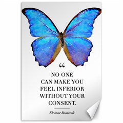 Inferior Quote Butterfly Canvas 20  X 30  by SheGetsCreative