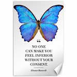 Inferior Quote Butterfly Canvas 24  x 36  23.35 x34.74  Canvas - 1