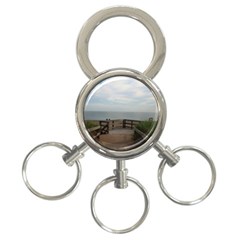 Beach Day  3-ring Key Chain by IIPhotographyAndDesigns