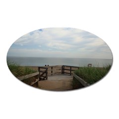 Beach Day  Oval Magnet by IIPhotographyAndDesigns