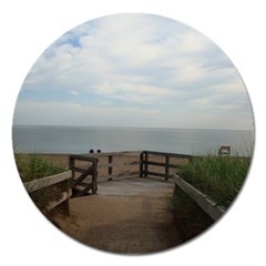 Beach Day  Magnet 5  (round) by IIPhotographyAndDesigns