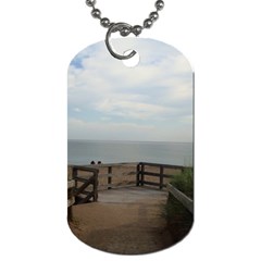 Beach Day  Dog Tag (one Side) by IIPhotographyAndDesigns