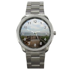 Beach Day  Sport Metal Watch by IIPhotographyAndDesigns