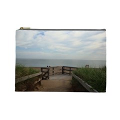 Beach Day  Cosmetic Bag (large) by IIPhotographyAndDesigns