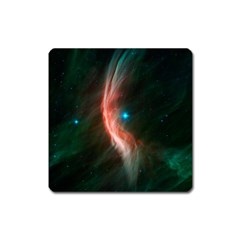   Space Galaxy Square Magnet by IIPhotographyAndDesigns