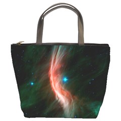   Space Galaxy Bucket Bag by IIPhotographyAndDesigns