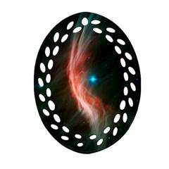   Space Galaxy Ornament (oval Filigree) by IIPhotographyAndDesigns