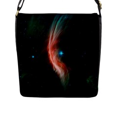   Space Galaxy Flap Closure Messenger Bag (l) by IIPhotographyAndDesigns