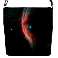   Space Galaxy Flap Closure Messenger Bag (S)