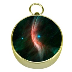   Space Galaxy Gold Compasses