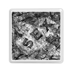 Sex Painting Word Letters Memory Card Reader (square) by Dutashop