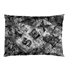 Sex Painting Word Letters Pillow Case (two Sides) by Dutashop