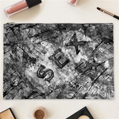 Sex Painting Word Letters Cosmetic Bag (xxl) by Dutashop