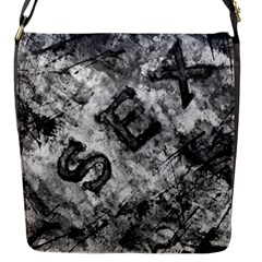 Sex Painting Word Letters Flap Closure Messenger Bag (s) by Dutashop