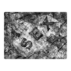 Sex Painting Word Letters Double Sided Flano Blanket (mini)  by Dutashop