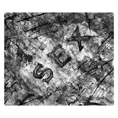 Sex Painting Word Letters Double Sided Flano Blanket (small)  by Dutashop