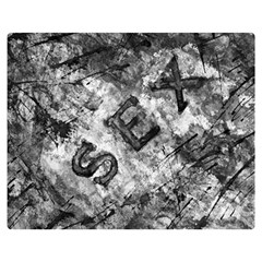 Sex Painting Word Letters Double Sided Flano Blanket (medium)  by Dutashop