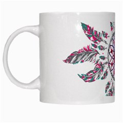 Boho Love White Mugs by designsbymallika