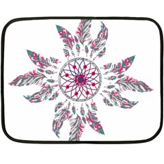 Boho Love Fleece Blanket (mini) by designsbymallika