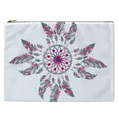 Boho Love Cosmetic Bag (xxl) by designsbymallika