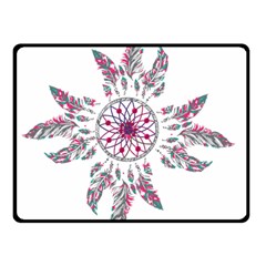 Boho Love Double Sided Fleece Blanket (small)  by designsbymallika