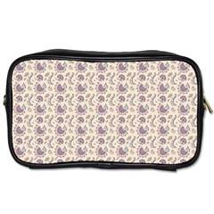 Baatik Floral Print 4 Toiletries Bag (two Sides) by designsbymallika