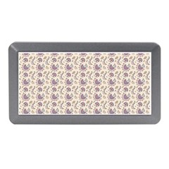 Baatik Floral Print 4 Memory Card Reader (mini) by designsbymallika