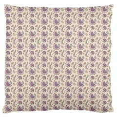 Baatik Floral Print 4 Standard Flano Cushion Case (one Side) by designsbymallika