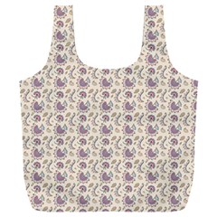 Baatik Floral Print 4 Full Print Recycle Bag (xxxl) by designsbymallika