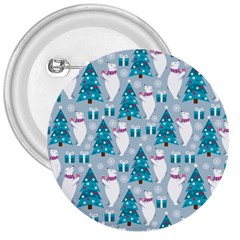 Bear Loves Christmas Tree Bear Loves Christmas Tree 3  Buttons by designsbymallika