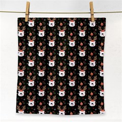 Bear Rein Deer Christmas Face Towel